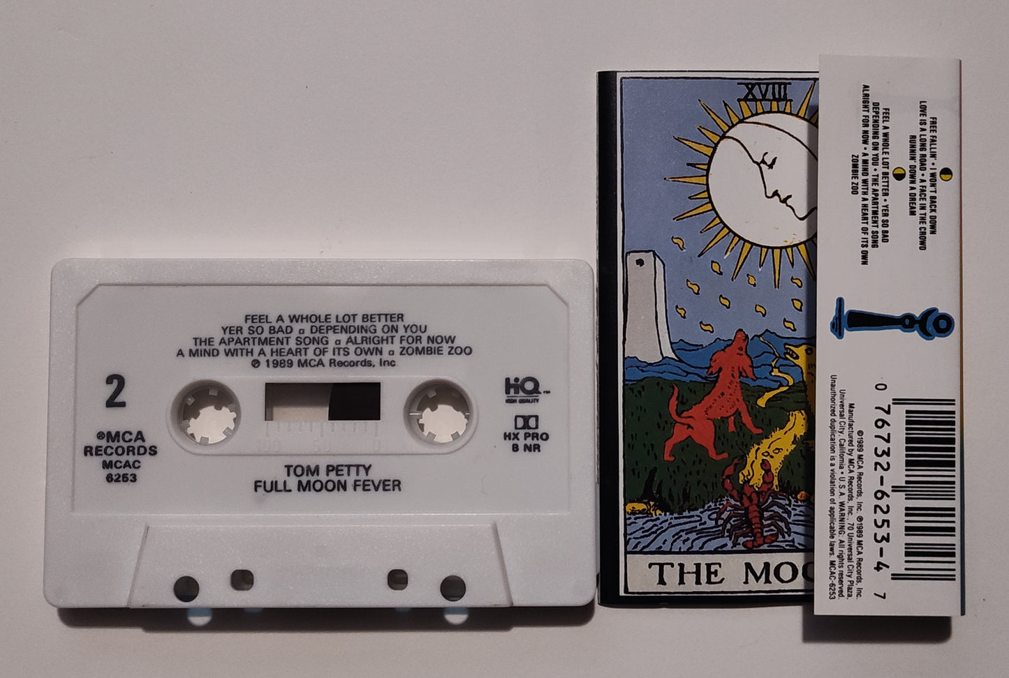 Tom Petty - "Full Moon Fever" - CASSETTE TAPE (DOLBY HX PRO B NR) NM/NM