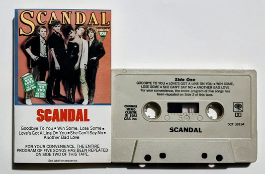 Scandal - "Scandal" - CASSETTE TAPE VG+/VG+