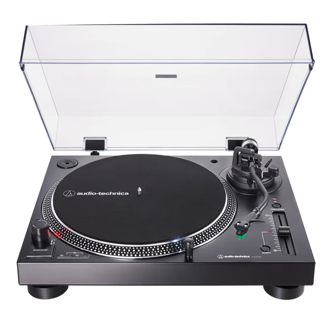 Audio-Technica AT-LP120XUSB-BK Direct-Drive Turntable (Analog & USB), Fully Manual, Hi-Fi, 3 Speed, Convert Vinyl to Digital, Anti-Skate and Variable Pitch Control, Black (Free Shipping)