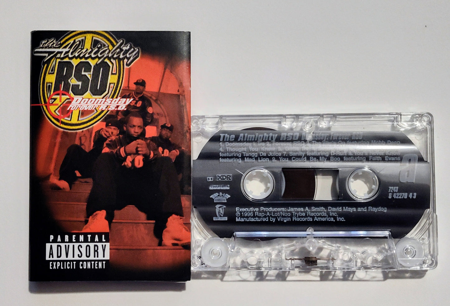 Almighty RSO, The - "DOOMSDAY: FOREVER RSO" - CASSETTE TAPE (XDR; DOLBY) VG+/VG+