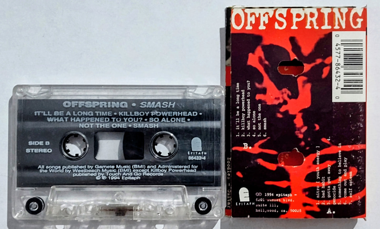 Offspring - “Smash” - CASSETTE TAPE VG/VG