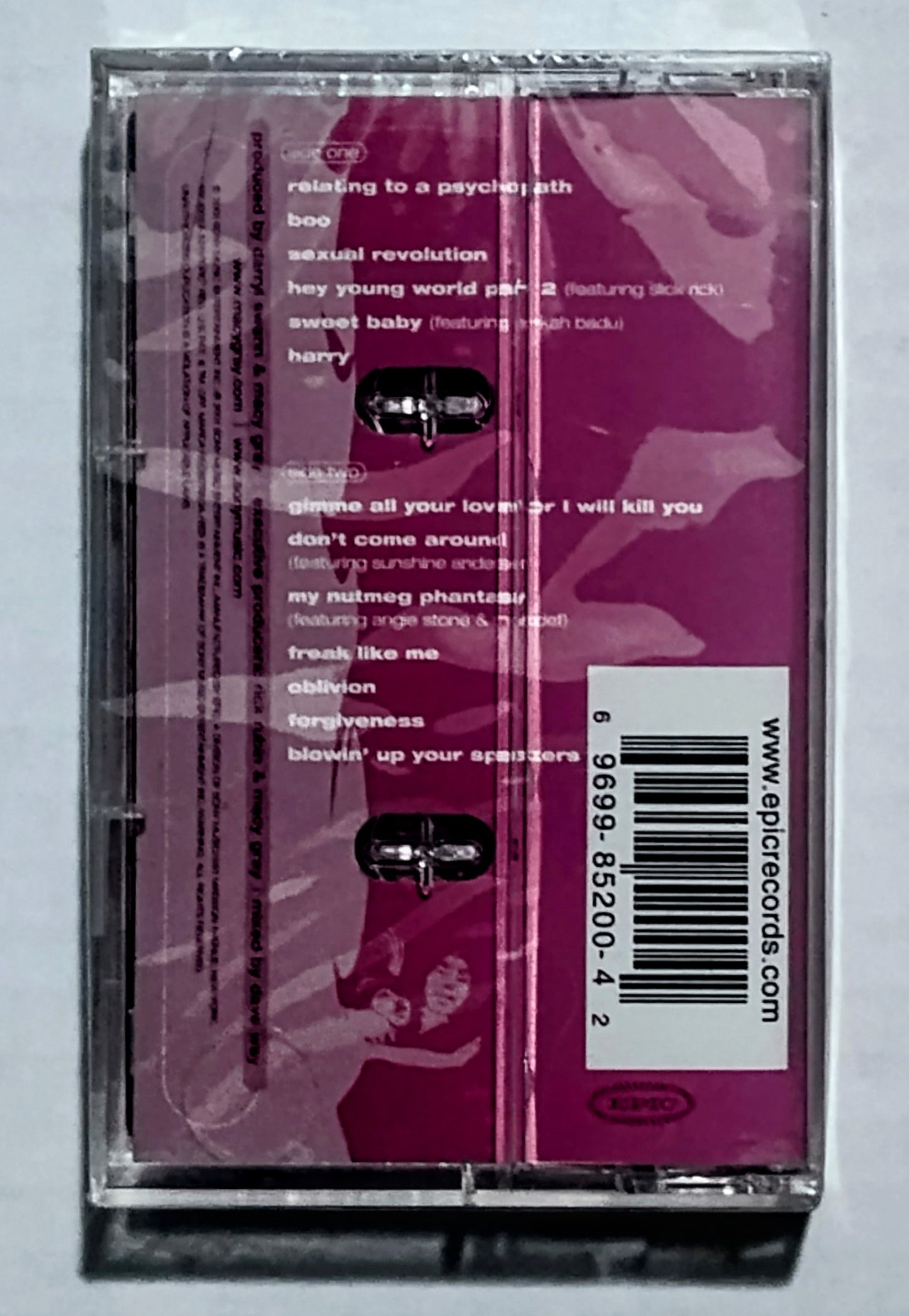 Macy Gray - “The Id” - CASSETTE TAPE NM/M (Sealed; crack in back of case)