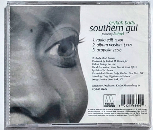 Erykah Badu Featuring Rahzel - “Southern Gul” - COMPACT DISC (Single) M/M (Sealed with hype sticker)