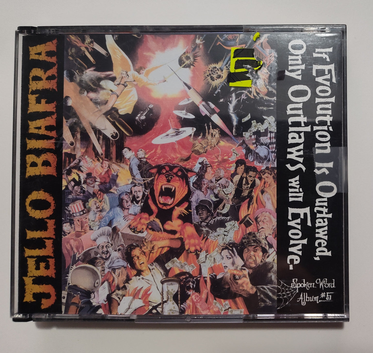 Jello Biafra - "If Evolution Is Outlawed, Only Outlaws Will Evolve" - COMPACT DISC (3xCD) VG+/VG+