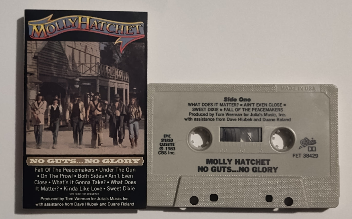 Molly Hatchet - "Molly Hatchet" - CASSETTE TAPE VG+/VG+