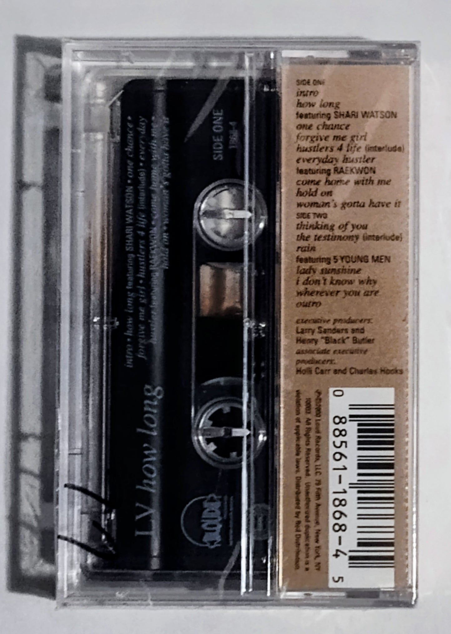 LV - “How Long” - CASSETTE TAPE M*/M (Sealed; *writing on back; can easily be removed with alcohol)