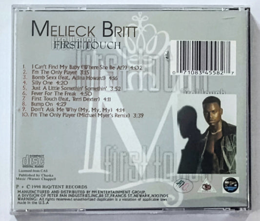 Melieck Britt - “First Touch” - COMPACT DISC NM/M (Sealed; small crack in case)