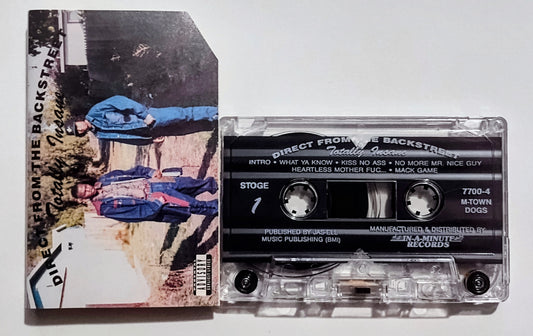 Totally Insane - "Direct From The Backstreet" - CASSETTE TAPE G+/NM (Cut j card/cover corner)