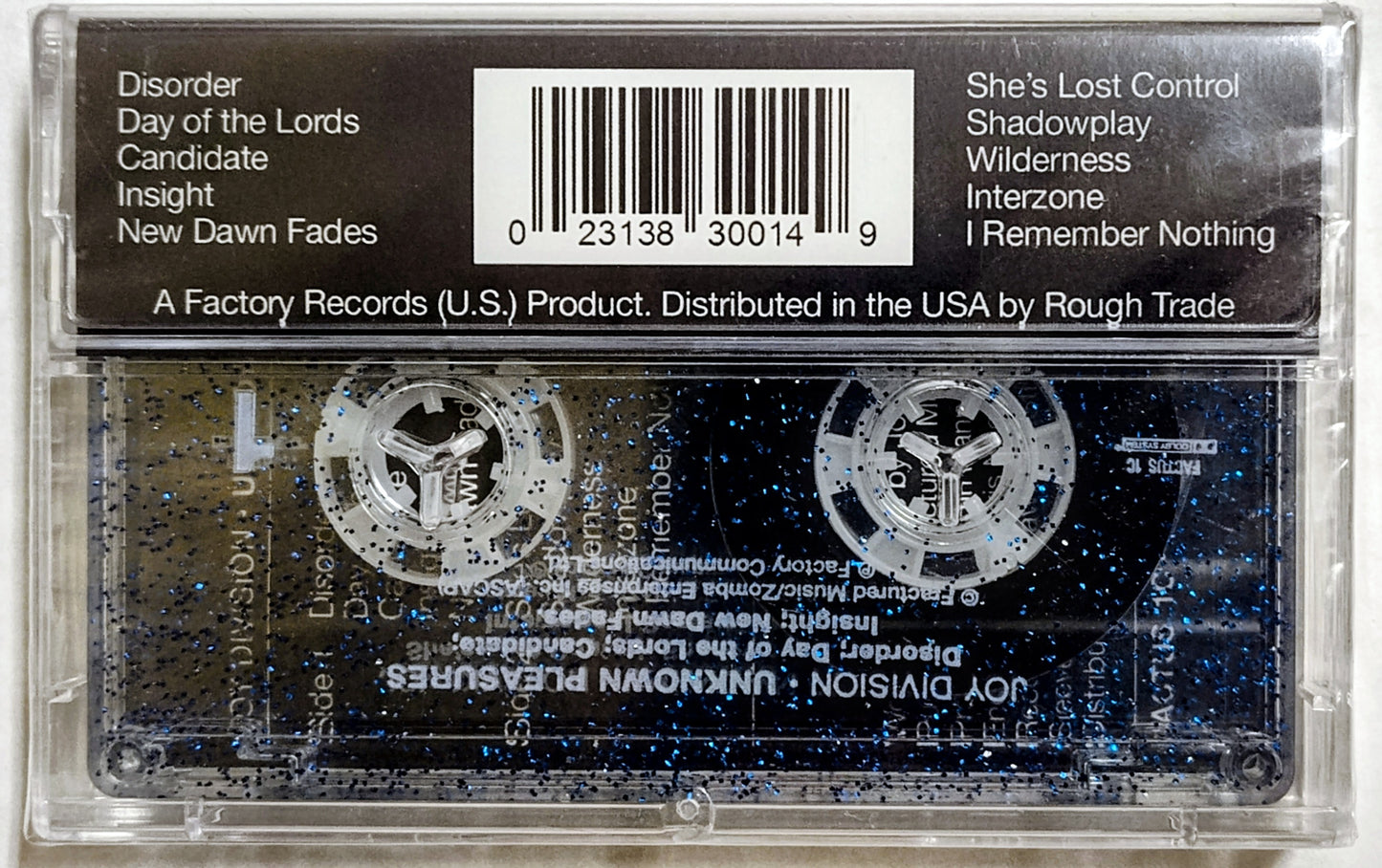 Joy Division - “Unknown Pleasures” - INDIE CASSETTE TAPE (Italy "Fan Club" Import) M/M (Sealed)