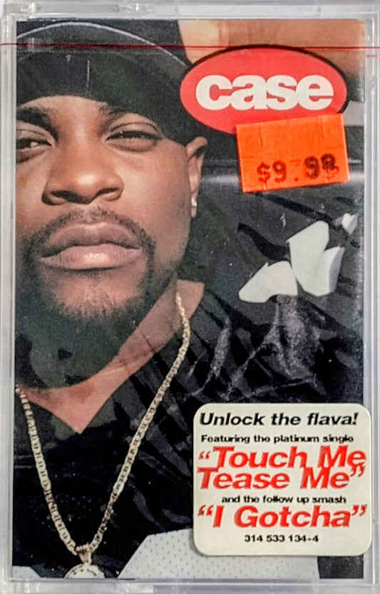 Case - “Case” - CASSETTE TAPE (Canada; clear case) VG+/M (Sealed with hype sticker; Cracked case)