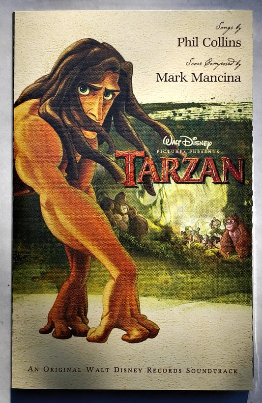 Phil Collins, Mark Mancina - "Tarzan (An Original Walt Disney Records Soundtrack)" CASSETTE TAPE VG+/VG+