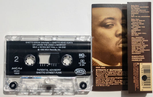 Parental Advisory - "Ghetto Street Funk" - CASSETTE TAPE NM/NM