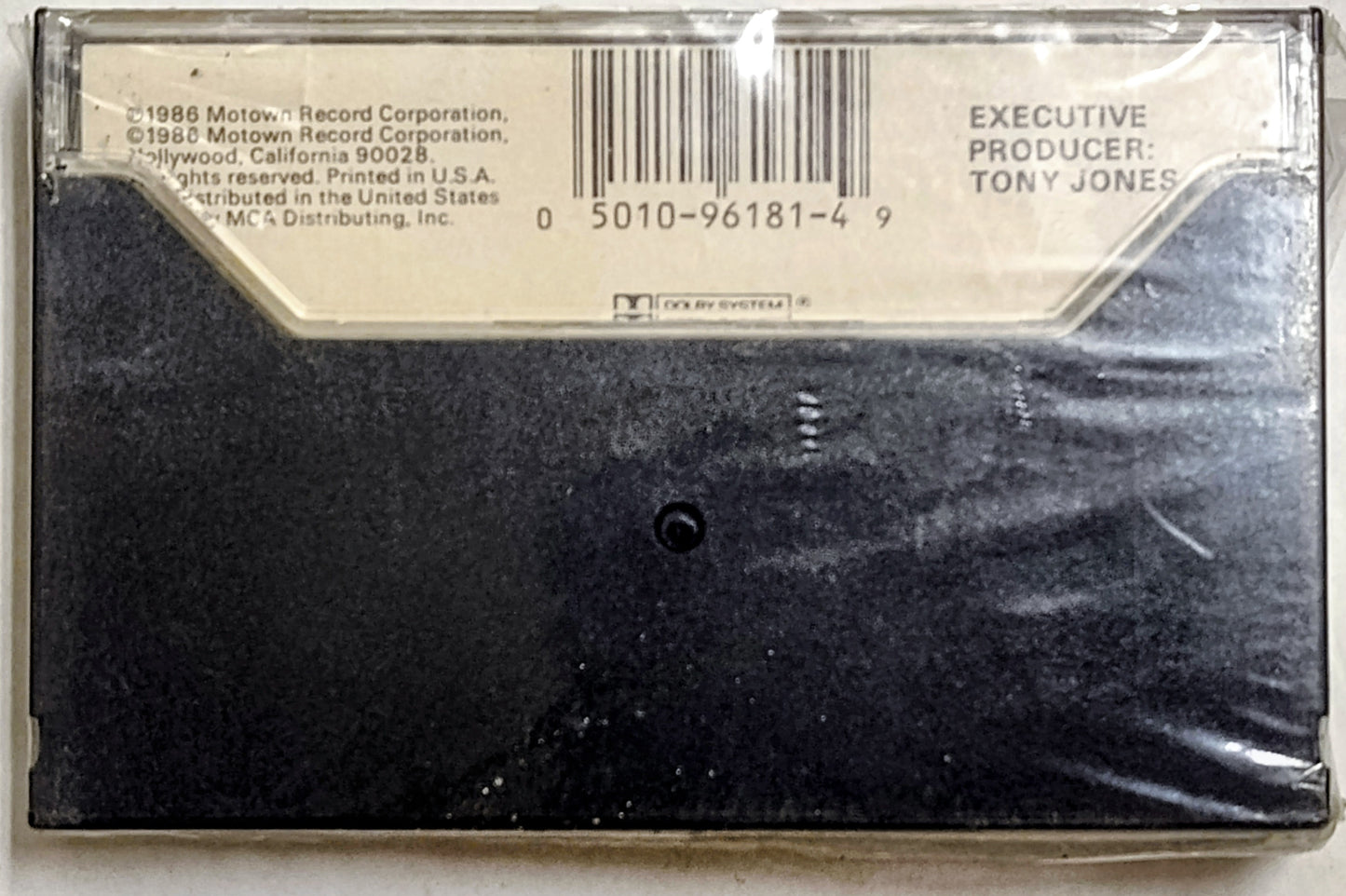 El DeBarge - “El DeBarge” - CASSETTE TAPE VG+/M (Sealed; very badly broken cellophane)