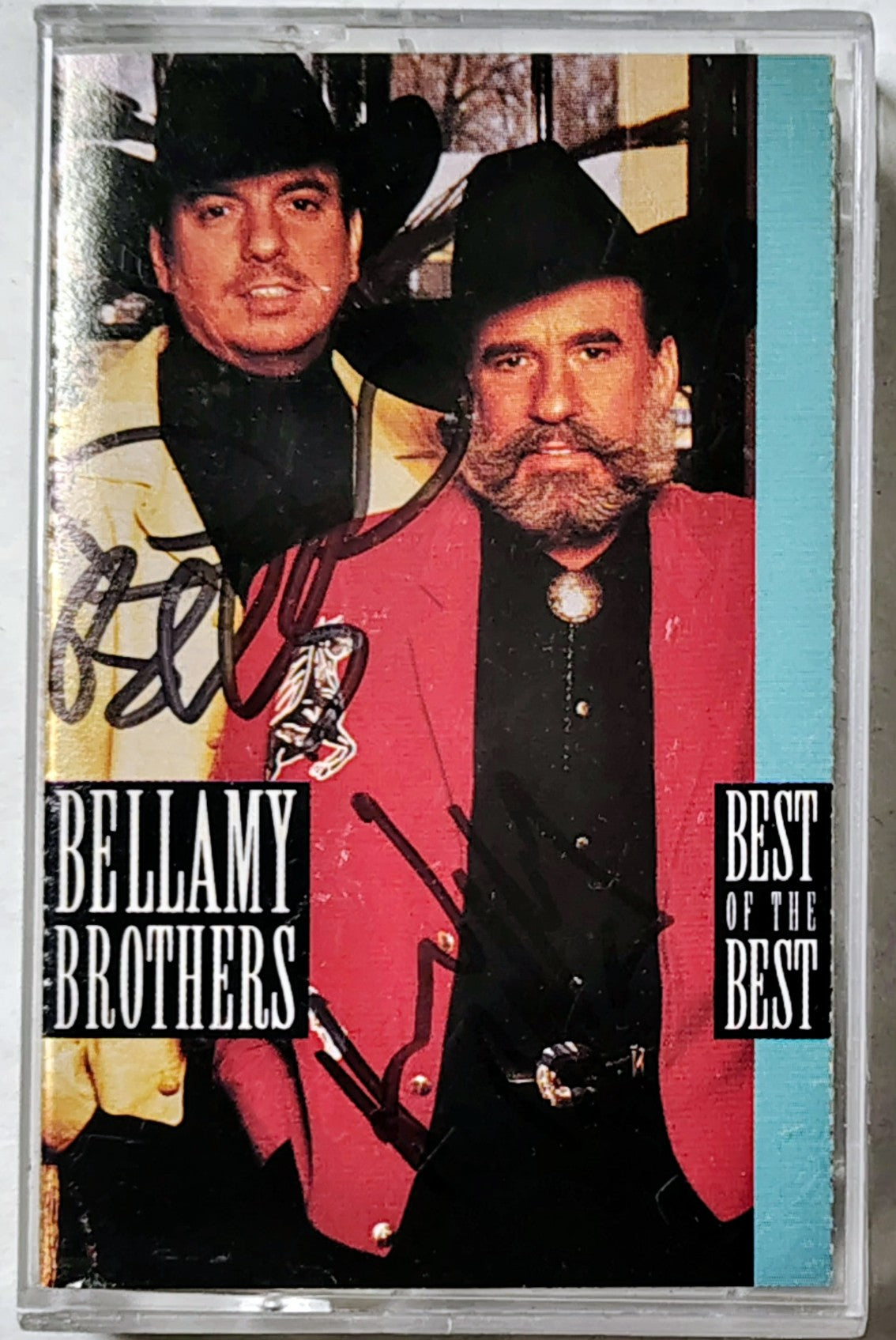 Bellamy Brothers - "Best of the Best" - CASSETTE TAPE VG+/VG+ (+ Autographed!) [Consignment]