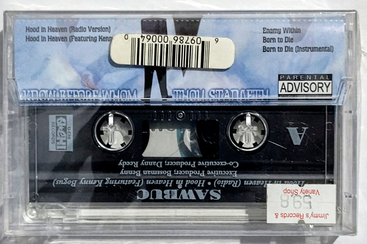 Sawbuc - “Hood In Heaven” - CASSETTE TAPE NM/M (Sealed; torn cellophane) *❄️*[Chicago, IL]