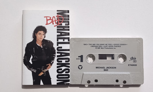 Michael Jackson - "Bad"- CASSETTE TAPE VG/VG