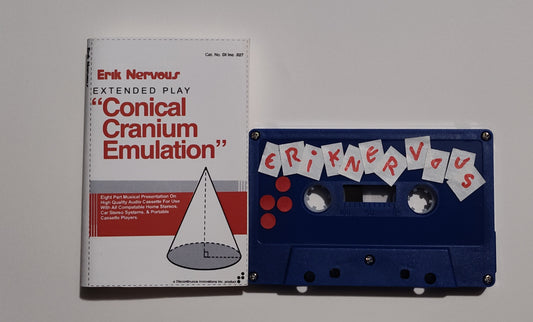 Erik Nervous - "Conical Cranium Emulation" - INDIE CASSETTE TAPE NM/NM