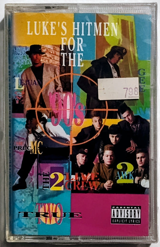 Various Artists - "Luke's Hitmen For The 90's Compilation" - CASSETTE TAPE M/M (Sealed)