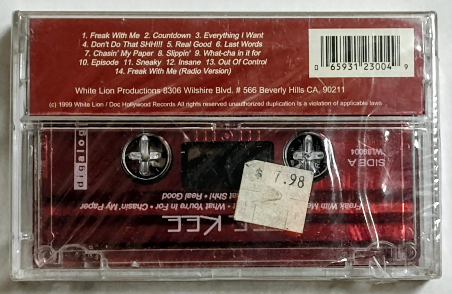 Tee Kee & The White Lion Family - “White Lion Presents Tee Kee & The White Lion Family” - CASSETTE TAPE M/M (Sealed; scratchy cellophane)