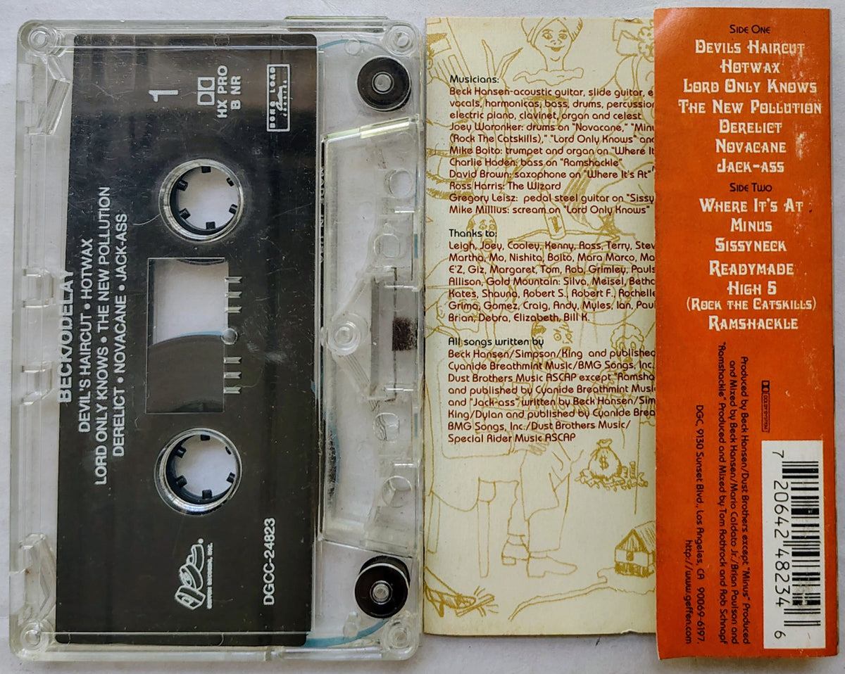 Beck - "Odelay" - CASSETTE TAPE G+/VG *🚨*