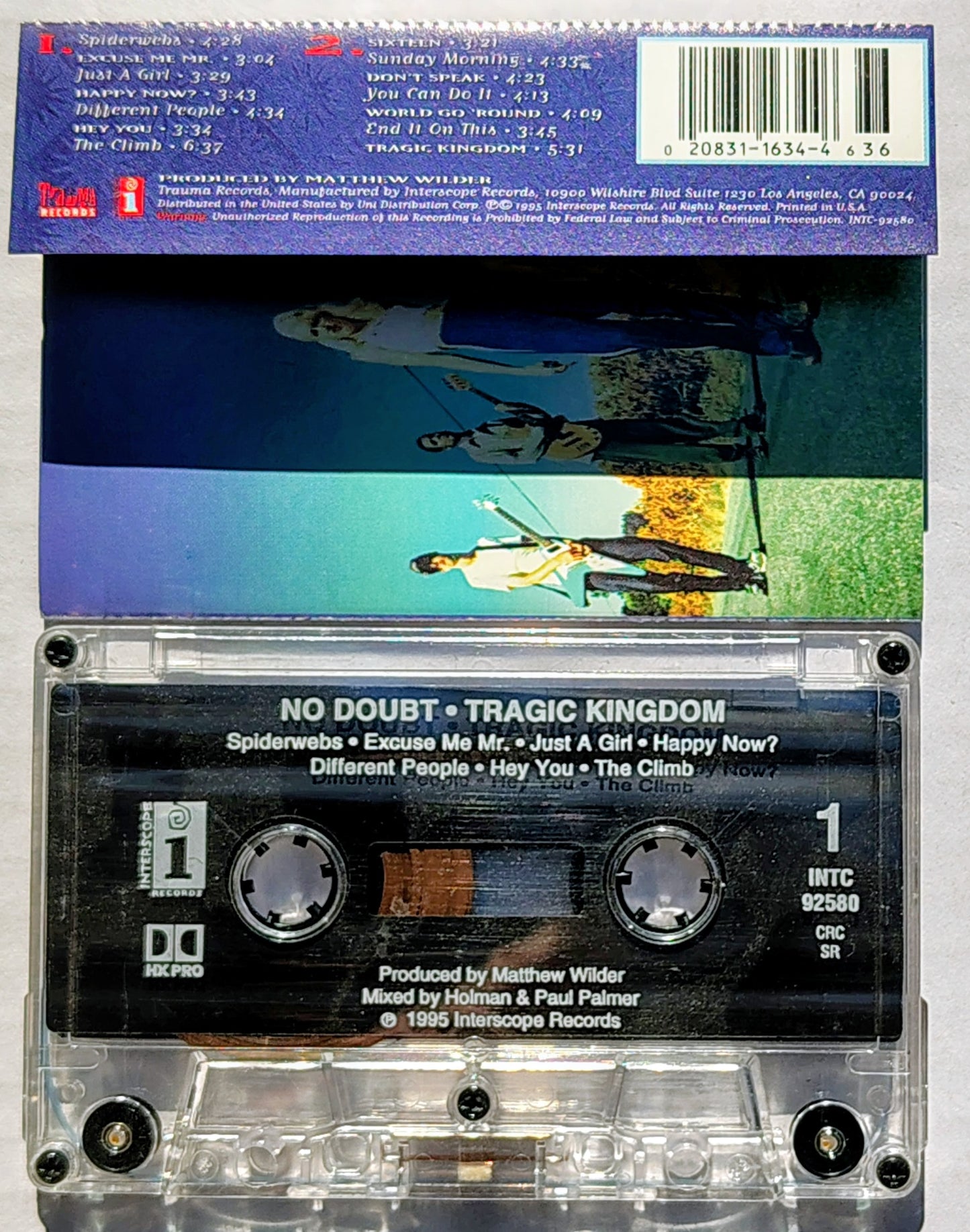 No Doubt - "Tragic Kingdom" CASSETTE TAPE VG+/VG+ *🚨*