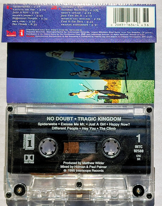 No Doubt - "Tragic Kingdom" CASSETTE TAPE VG+/VG+ *🚨*