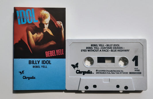 Billy Idol - "Billy Idol" - CASSETTE TAPE VG+/VG+
