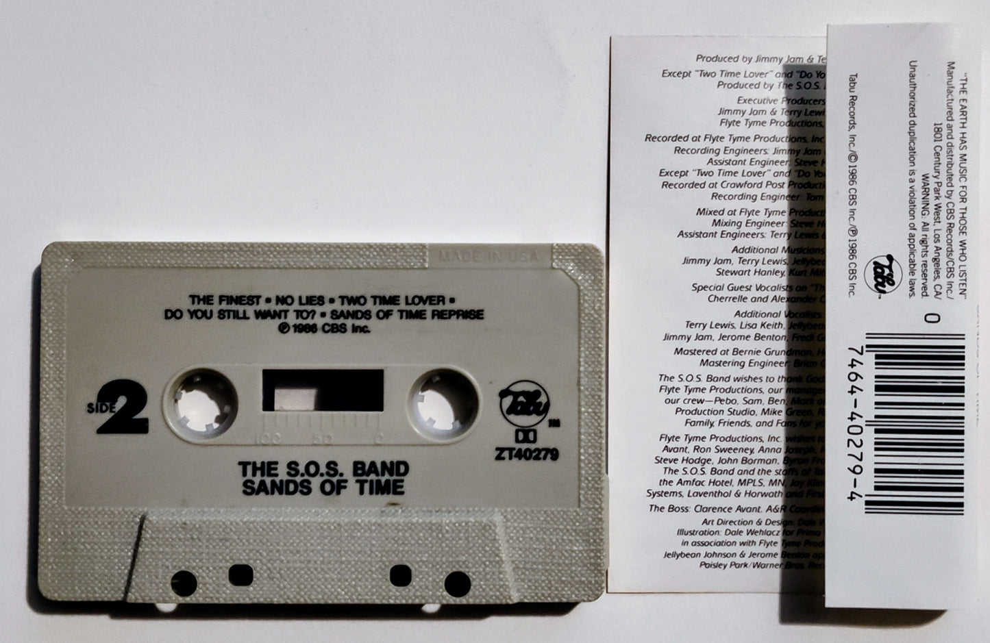 S.O.S. Band, The - "The Sands Of Time" - CASSETTE TAPE VG/VG+
