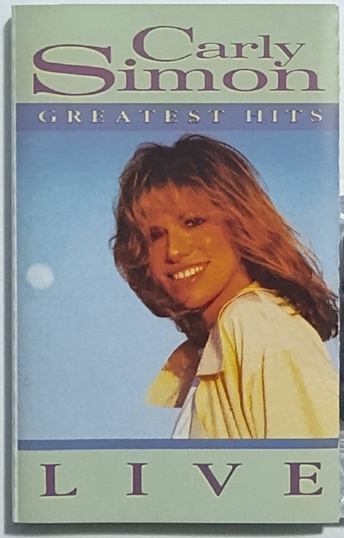 Carly Simon - "Greatest Hits Live" - CASSETTE TAPE VG+/VG+