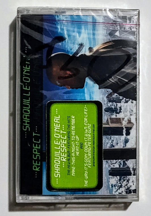 Shaquille O'Neal - "Respect" - CASSETTE TAPE VG+/M (Sealed; price written on cover with marker; can be removed with alcohol)