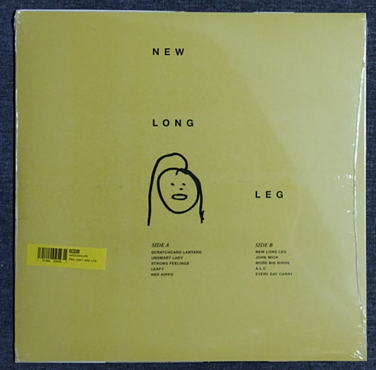 Dry Cleaning - "New Long Leg" - INDIE VINYL RECORD (Yellow Color Vinyl) NM/M (Sealed)
