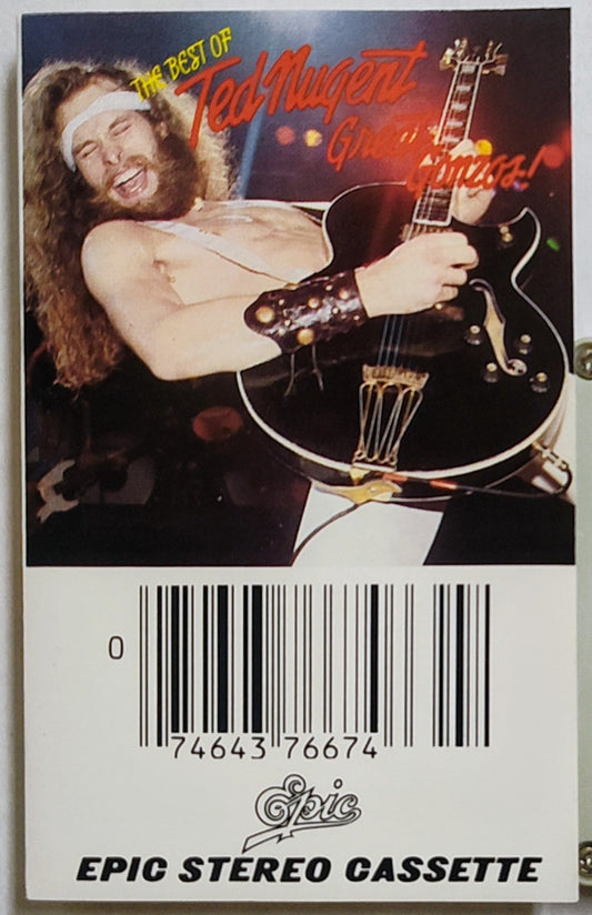 Ted Nugent - “Great Gonzos! The Best Of Ted Nugent” - CASSETTE TAPE VG+/NM