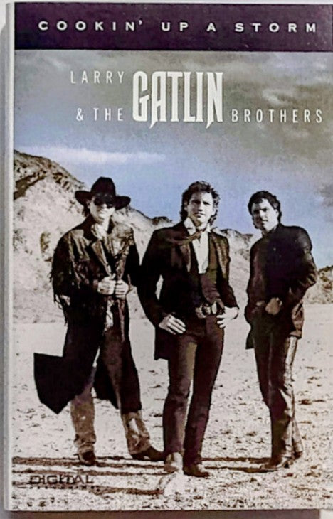 Larry Gatlin & The Gatlin Brothers - "Cookin' Up A Storm" - CASSETTE TAPE (DOLBY HX PRO B NR) NM/NM