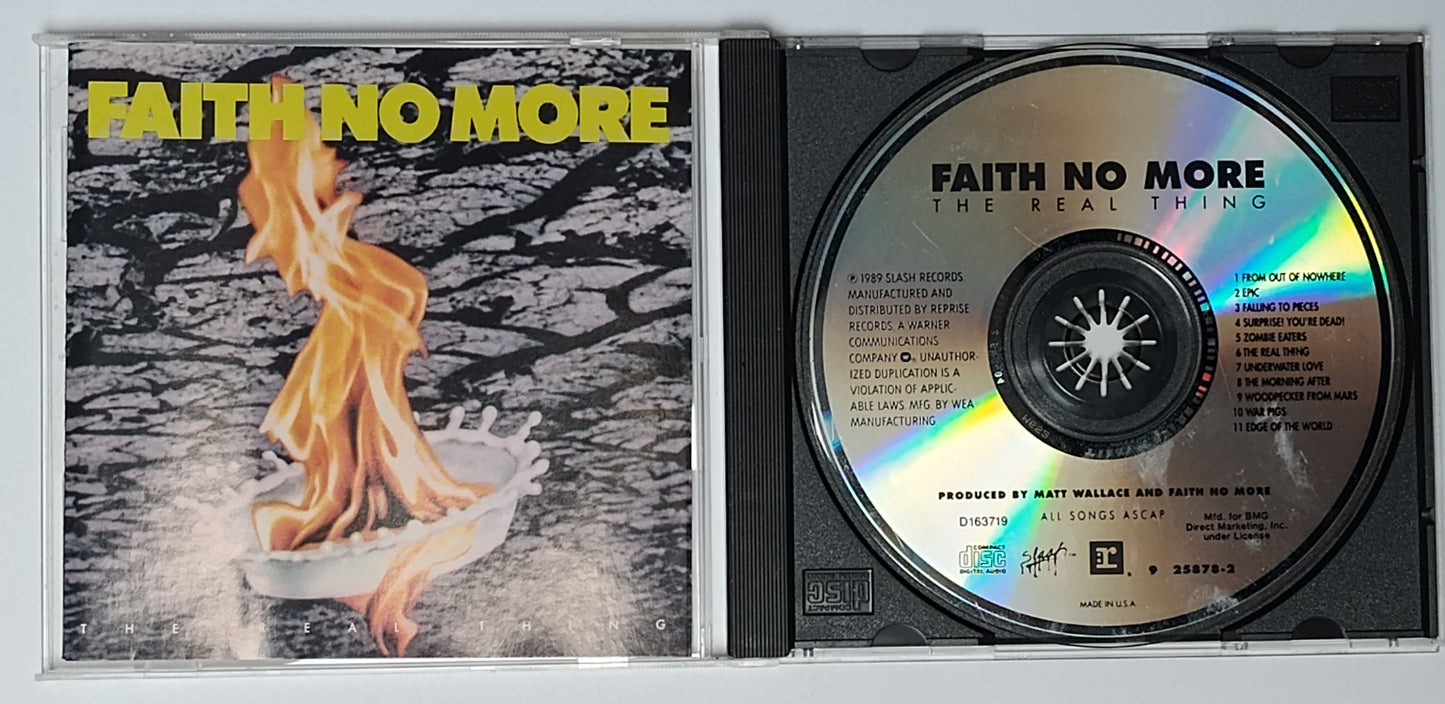 Faith No More (Mike Patton) - "The Real Thing" - COMPACT DISC (BMG Club)VG/VG+