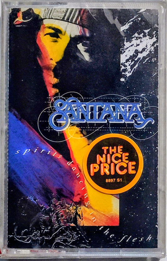 Santana - "Spirits Dancing In The Flesh" - CASSETTE TAPE M/M (Sealed)