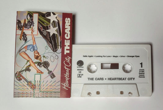Cars, The - "Heartbeat City" - CASSETTE TAPE(DOLBY)VG+/VG+