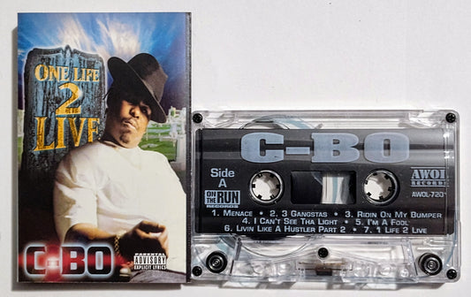 C-Bo - "One Life 2 Live" - CASSETTE TAPE NM/NM
