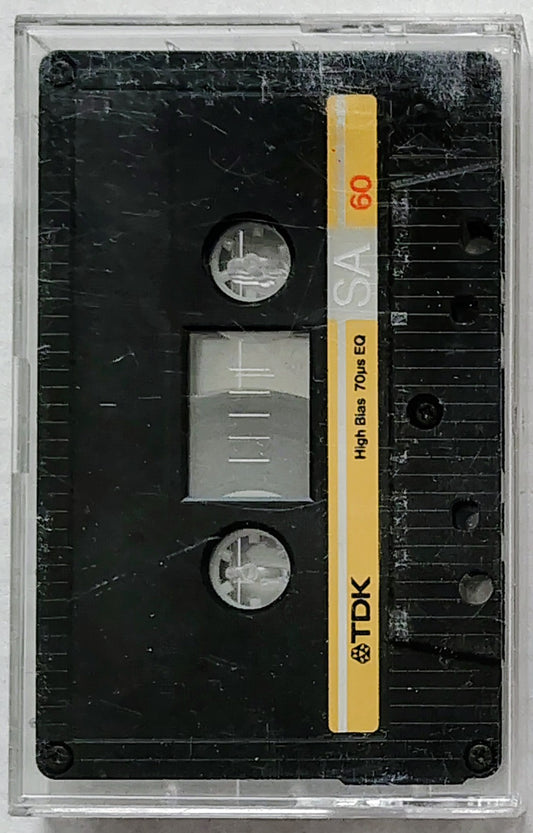 Blank - TDK SA 60 Type II (60-Minute; black shell; No j-card; Loose; Pre-Recorded/Sold As Is)