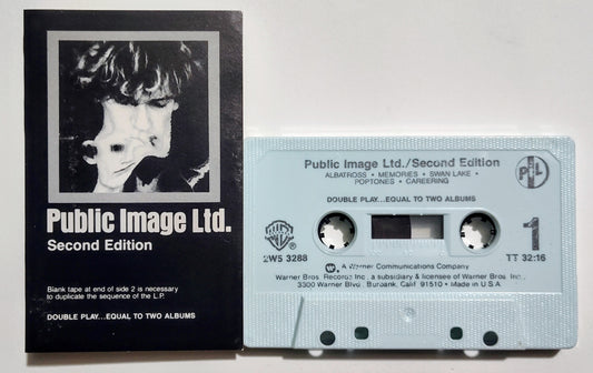 Public Image Ltd (PIL) - "Second Edition" - CASSETTE TAPE VG/VG