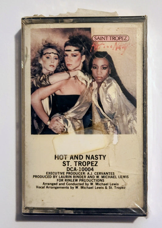 St. Tropez - "Hot And Nasty" - CASSETTE TAPE VG+/M (Sealed; broken seal)
