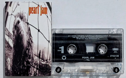 Pearl Jam - "Vs." - CASSETTE TAPE VG+/VG