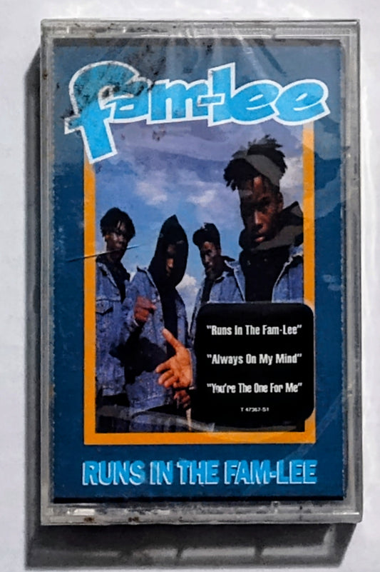 Fam-Lee - “Runs In The Fam-Lee” - CASSETTE TAPE NM/M (Sealed with hype sticker; small crack in cover)