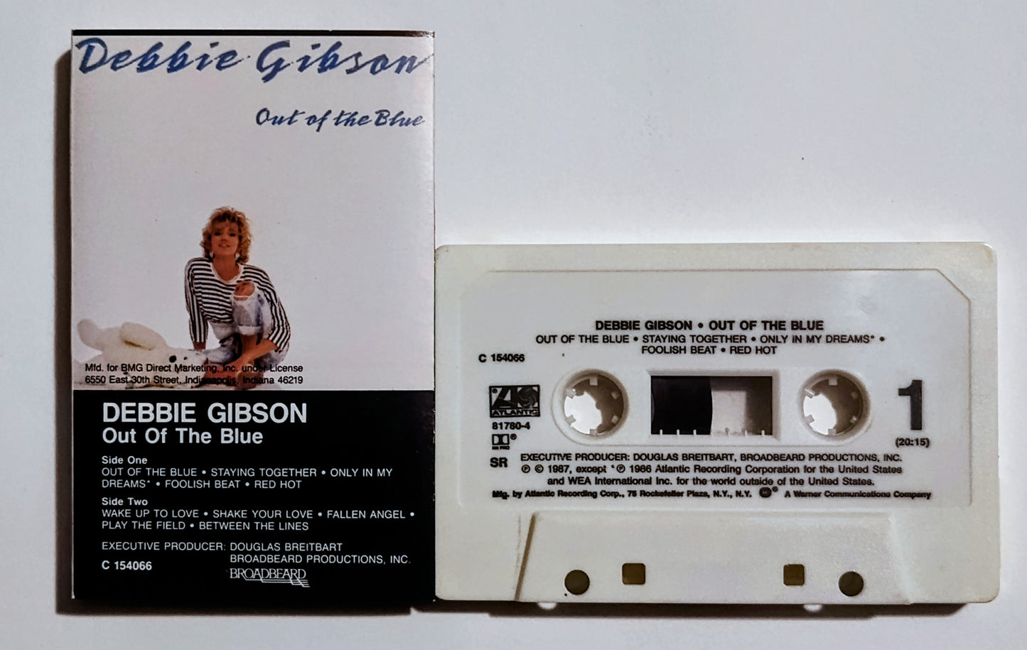 Debbie Gibson - "Out Of The Blue" - CASSETTE TAPE (SR; DOLBY HX PRO) VG+/VG+