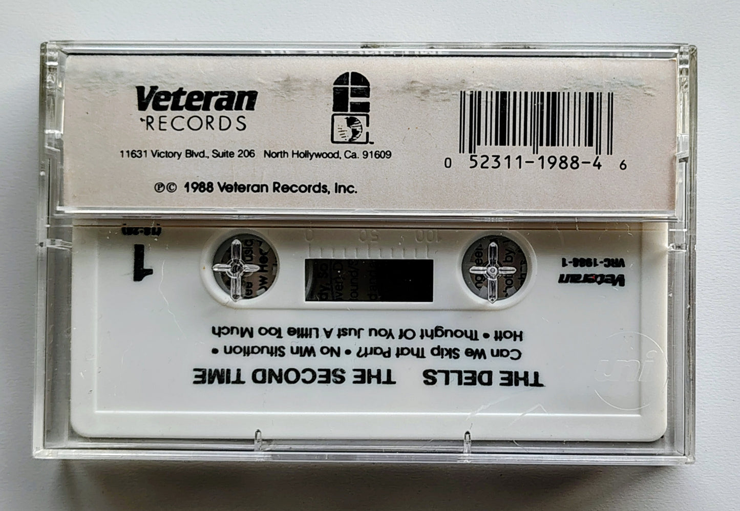 Dells, The - “The Second Time” - CASSETTE TAPE VG+/VG+