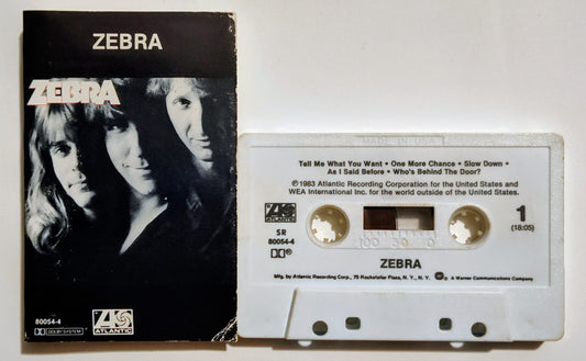 Zebra - "Zebra" - CASSETTE TAPE (SR; DOLBY) G+/VG