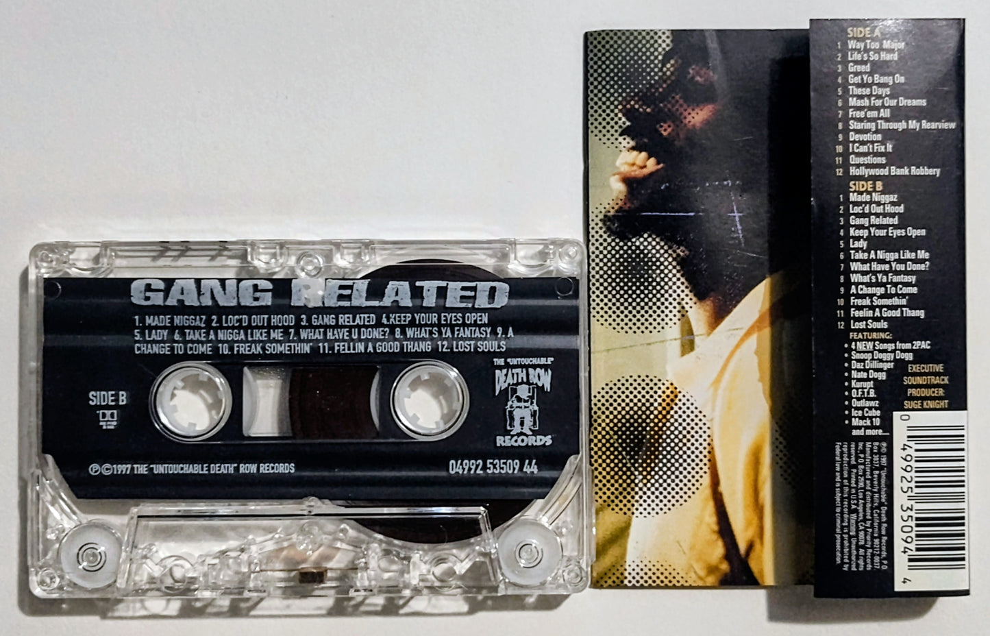 Various Artists - "Gang Related Soundtrack" - CASSETTE TAPE (DOLBY HX PRO B NR) VG/VG+