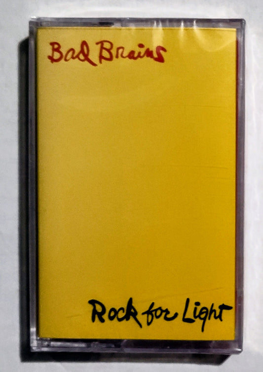 Bad Brains - "Rock For Light" - INDIE CASSETTE TAPE M/M (Sealed)