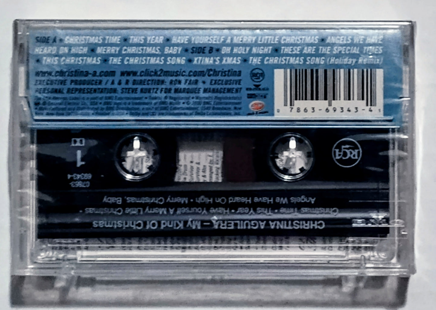 Christina Aguilera - “My Kind Of Christmas” - CASSETTE TAPE M/M (Sealed with hype sticker)