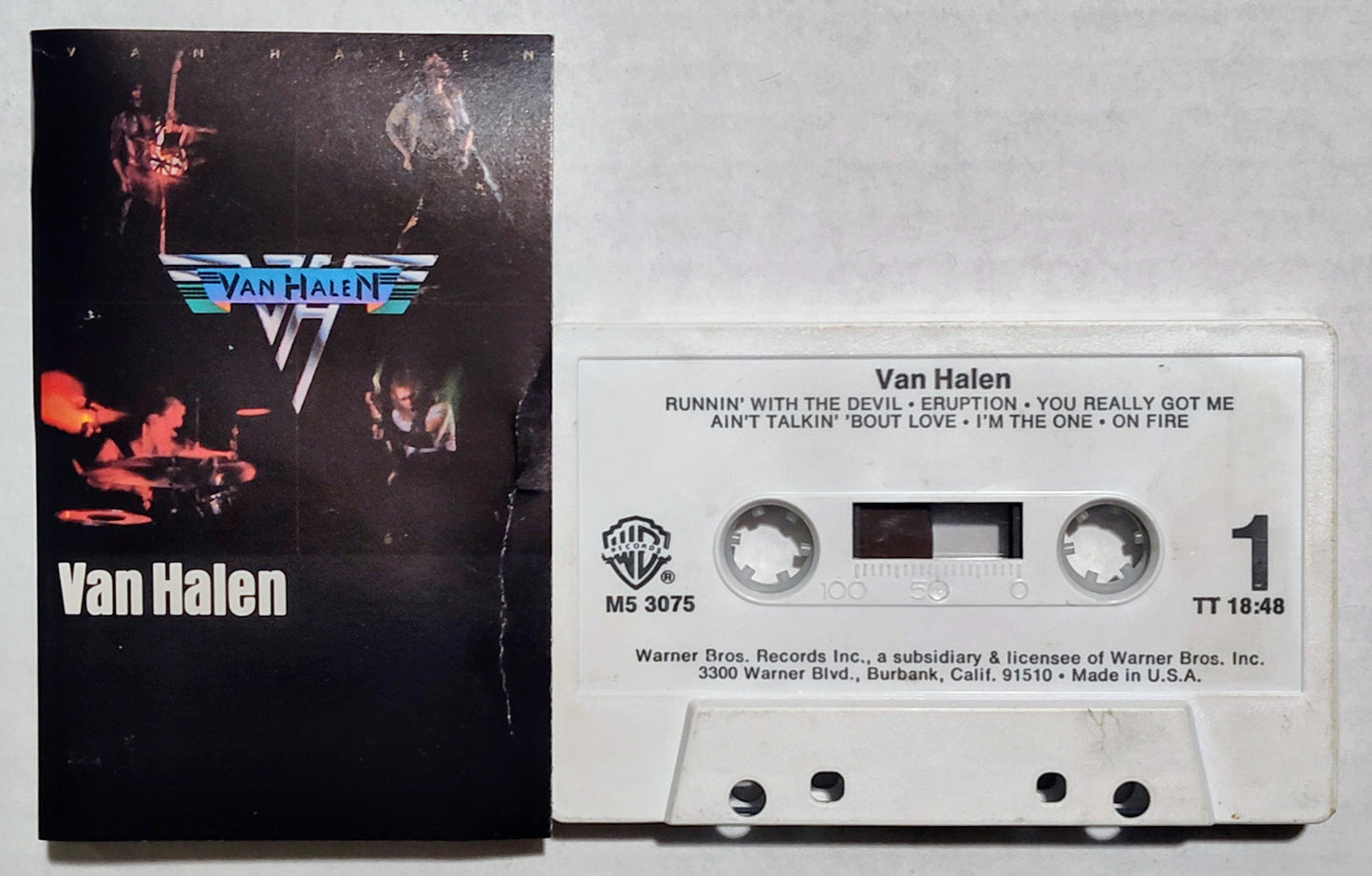 Van Halen - “Van Halen” - CASSETTE TAPE VG/VG+