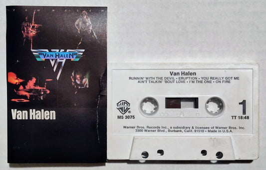 Van Halen - “Van Halen” - CASSETTE TAPE VG/VG+